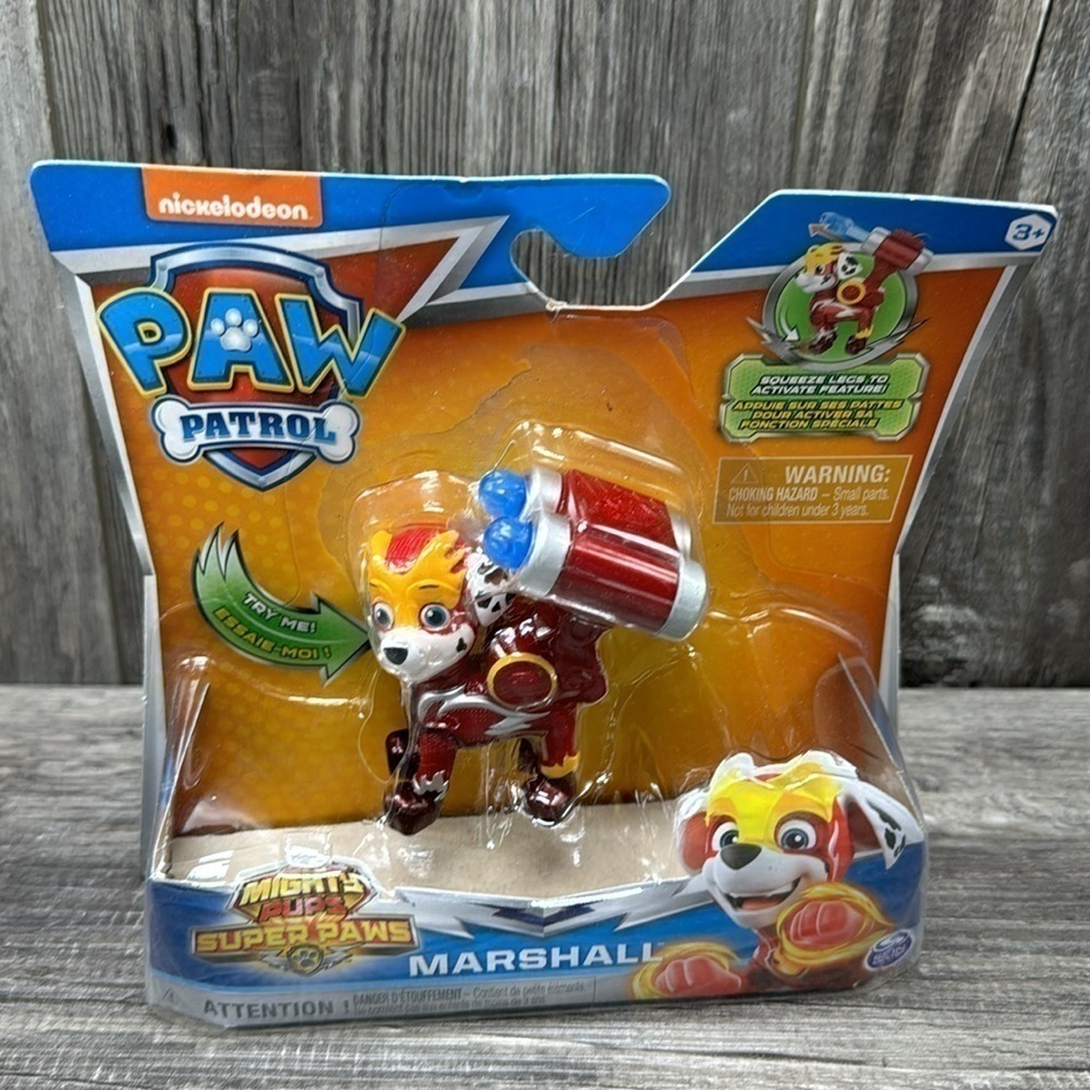 2 Paw Patrol Action Figure: Hero Pup Mighty Marshall & Chase - Picture 3 of 6